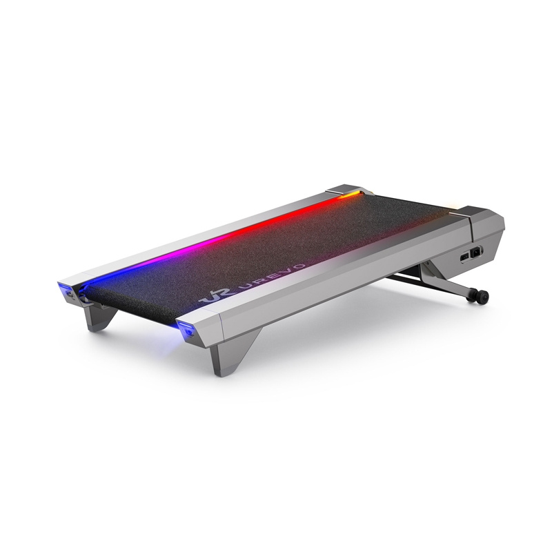 Tapis Roulant Elettrico UREVO Cyberpad per Ufficio (Argento) - Ideale per Home Fitness