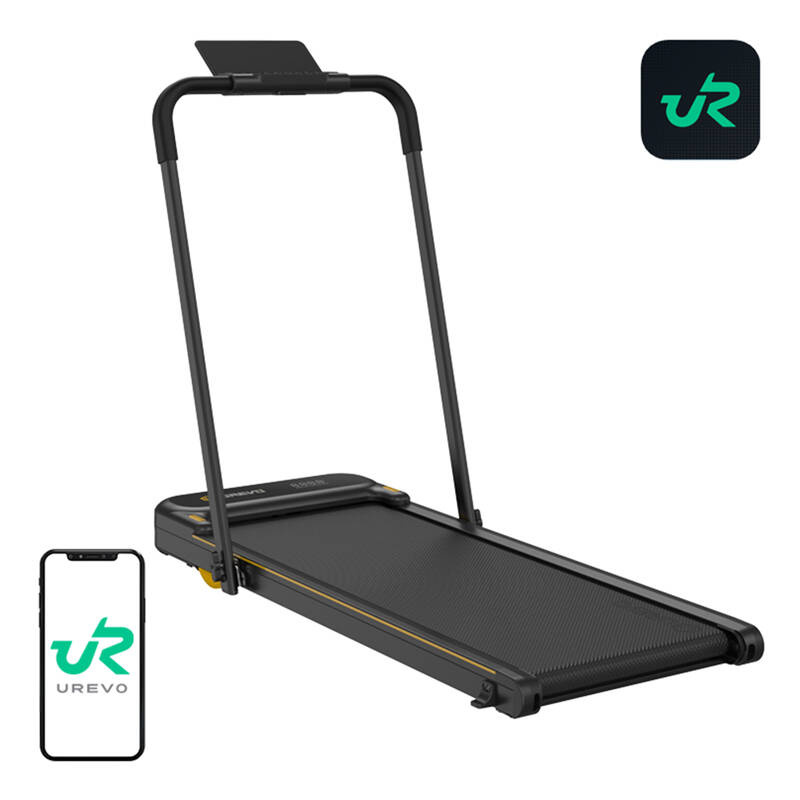 UREVO Strol 2E Tapis Roulant Elettrico Smart 2-in-1 (Nero) - Ideale per Casa e Ufficio