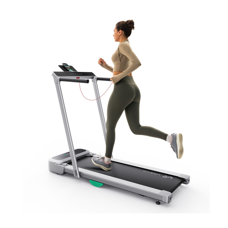 Tapis Roulant Elettrico Pieghevole UREVO FoldiMix 5L Pro (Argento) - Ideale per Home Fitness
