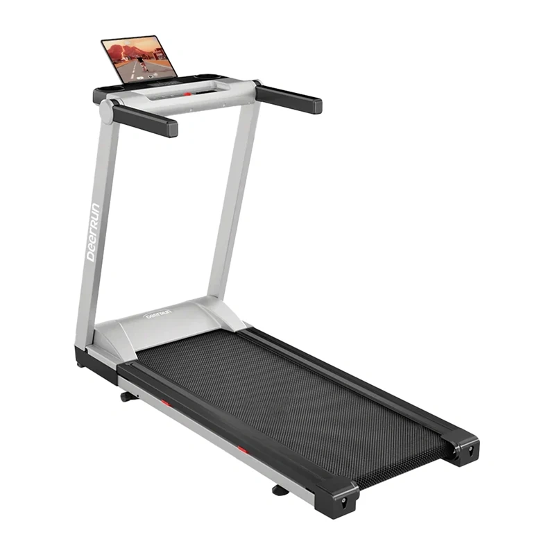 DeerRun Tapis Roulant Elettrico Pieghevole A1 Pro (Argento) - Ideale per il tuo Home Fitness