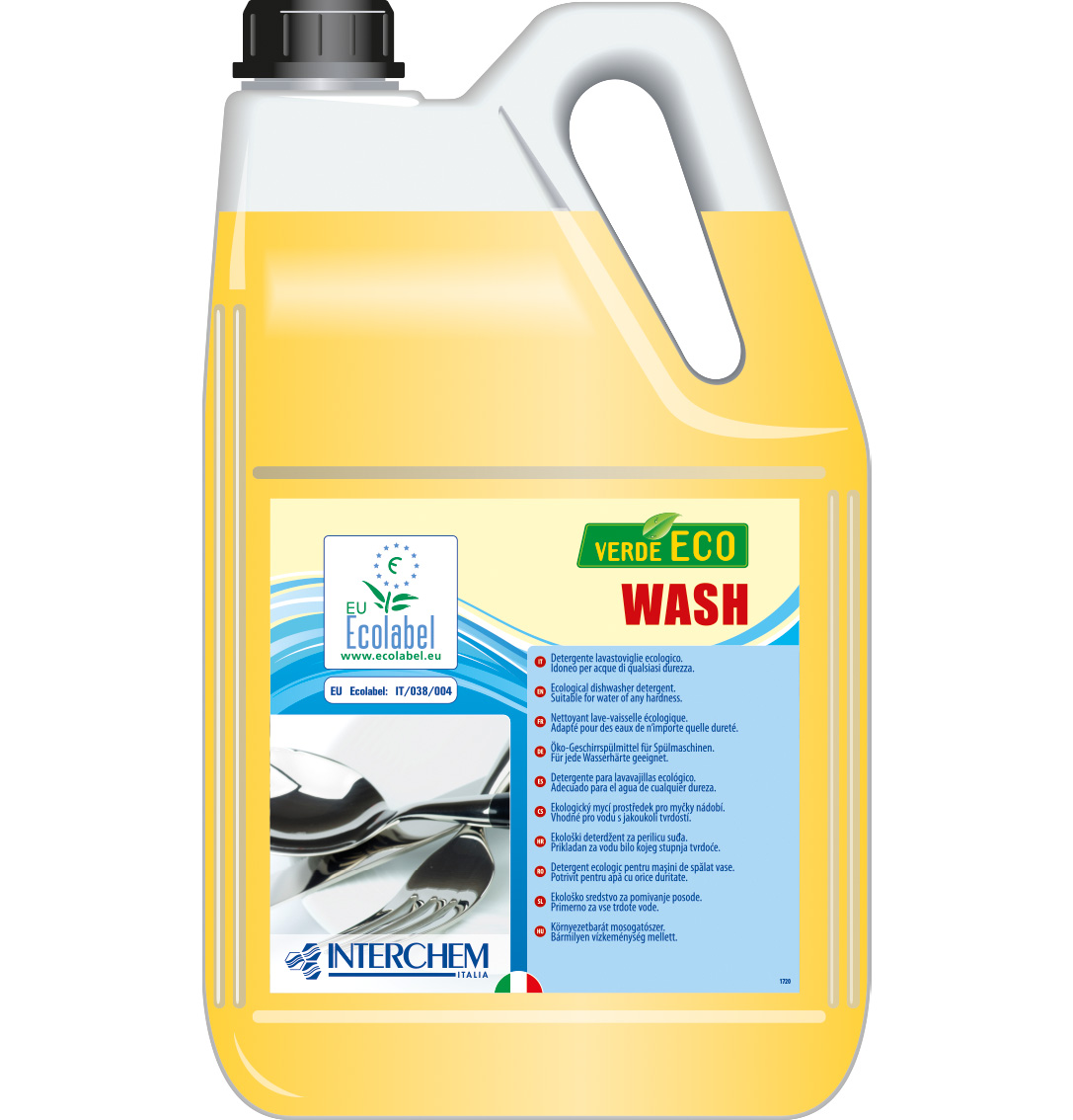 Detergente lavastoviglie Verde Eco Wash 6 litri