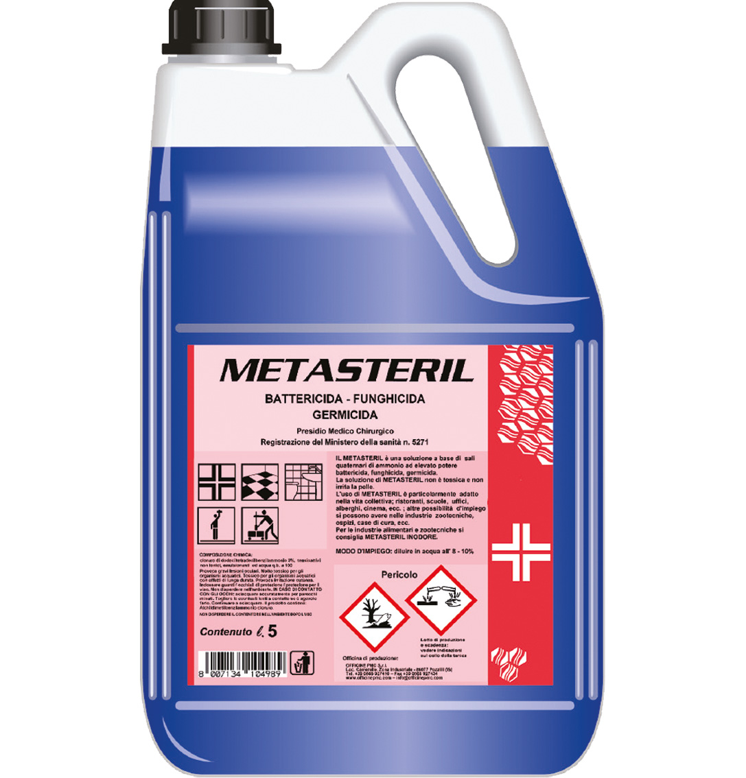 METASTERIL Detergente disinfettante lt 5