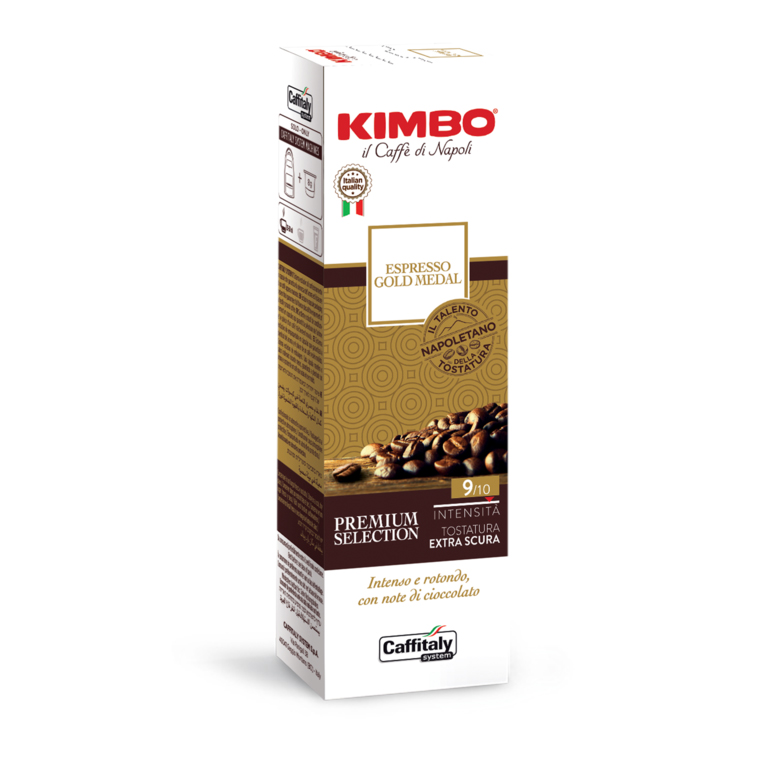Caffè Kimbo Espresso Gold Metal confezione 10 capsule