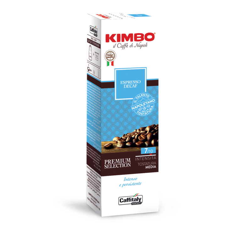 Caffè Kimbo Espresso Decaffeinato confezione 10 capsule