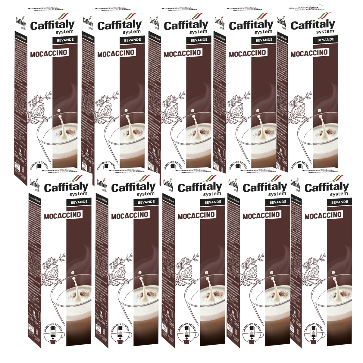 100 Capsule Caffitaly System E'Caffe' Mocaccino offerte online al miglior  prezzo