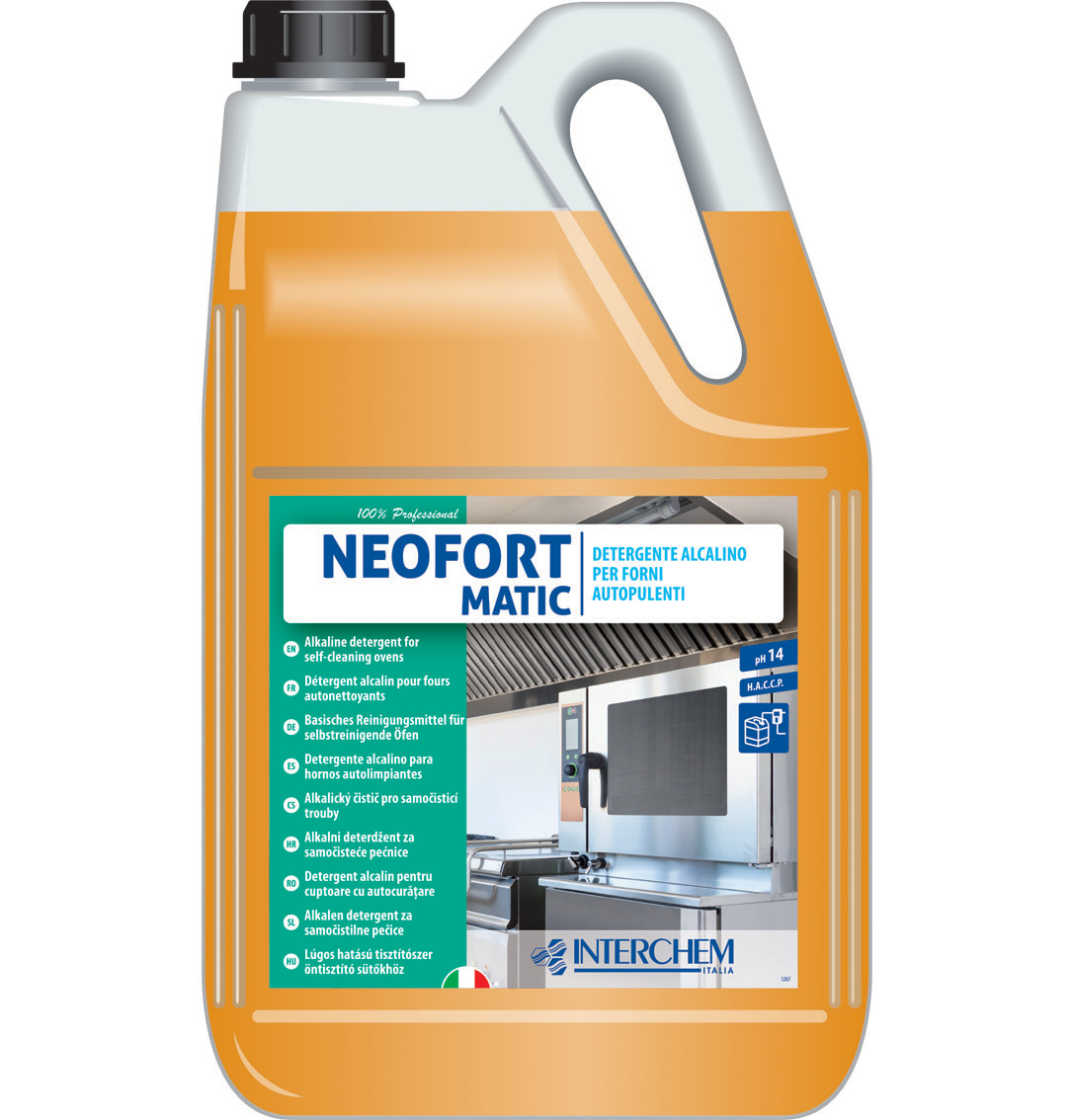 Detergente per forni autopulenti Neofort Matic 5 litri