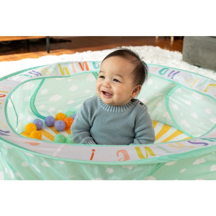 Piscina di palline - INFANTINO - POP UP - 50 palline + borsa portaoggetti