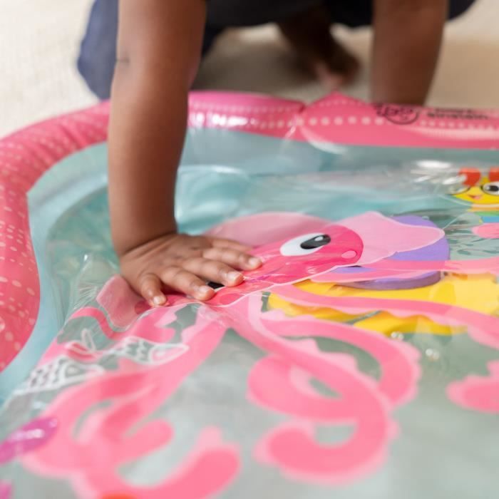 BABY EINSTEIN - JANET - Grande tappeto acquatico per bambine, gioco sensoriale e di sviluppo, gonfiabile, facile da pulire, pieghevole, 0M+