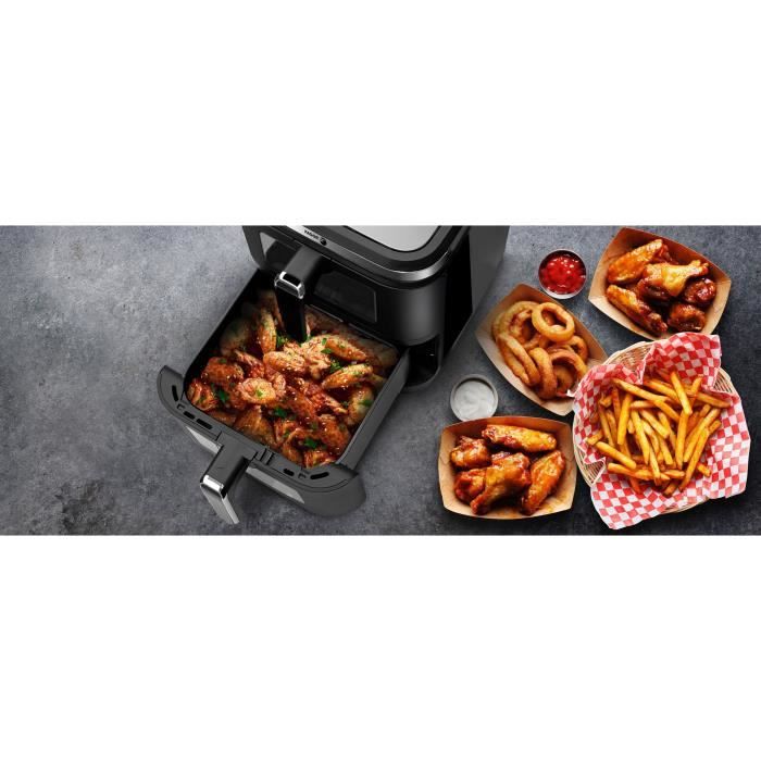 Friggitrice senza olio FAGOR - Airfryer FGD11 - Capacit� 11L - Doppie vasche 5,5 L - 12 programmi di cottura - 2800W