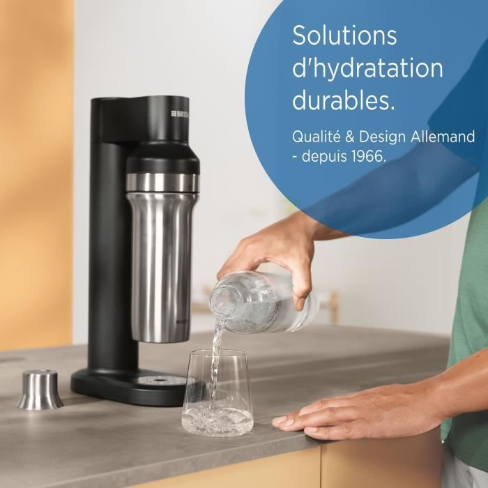 Confezione da 2 bottiglie in vetro BRITA - sodaTRIO - 1L