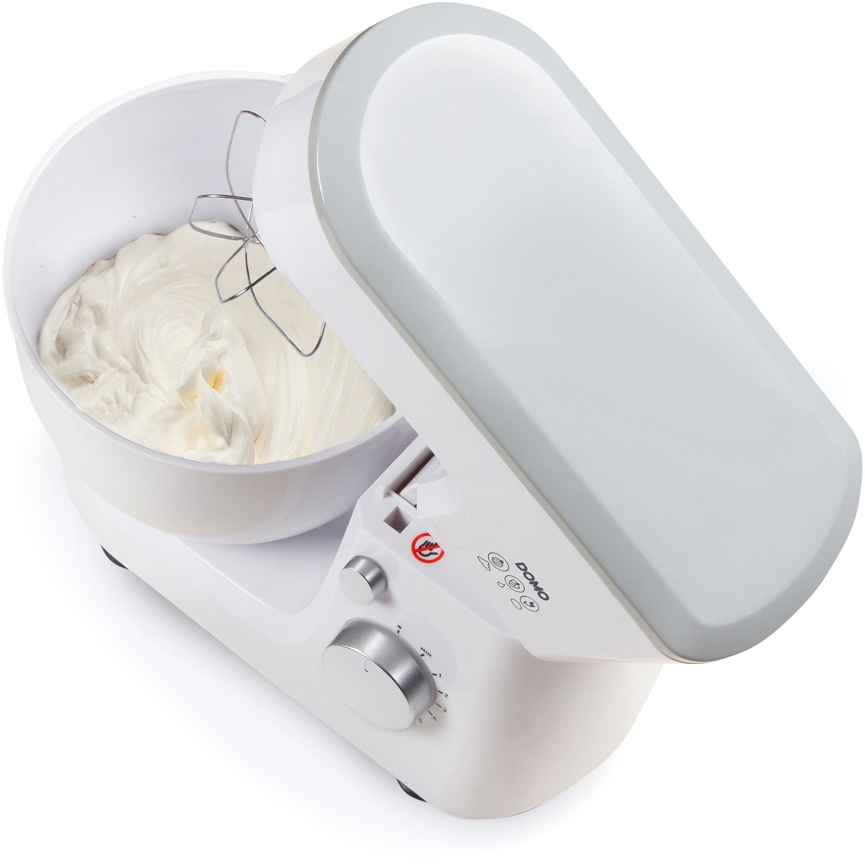Impastatrice planetaria - DOMO - DO9241KR - 600 W - 6 velocit� - 4 L - Bianco
