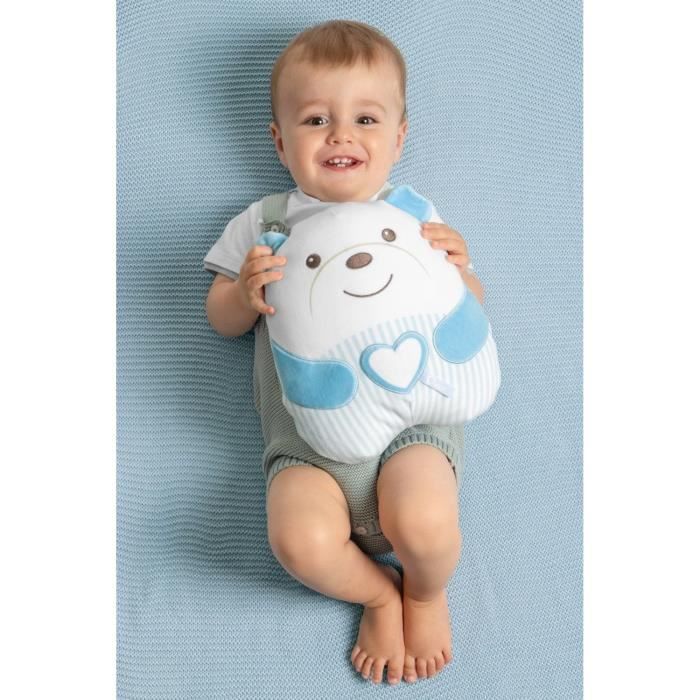 Orsetto di peluche morbido - CHICCO - Blu - Dalla nascita