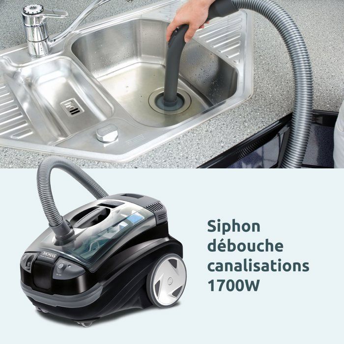 Aspirapolvere smacchiatore 2 in 1 - THOMAS Aquatic Onyx - 1700W max - 83 dB(A)