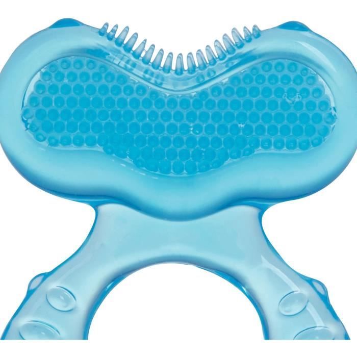Anello da dentizione - NUBY - Teethe-eez - Silicone - Dai 3 mesi - Blu