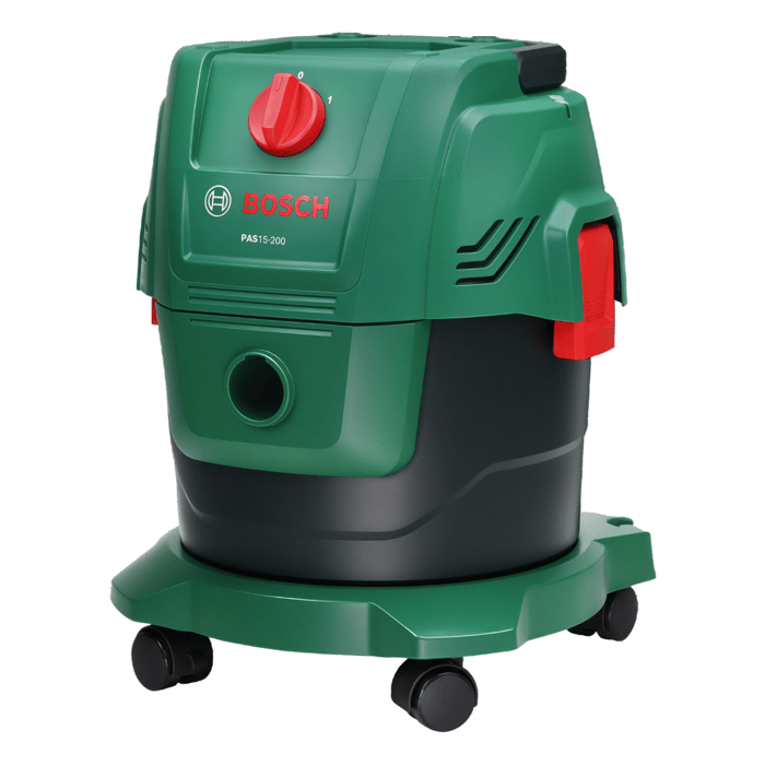 Aspirapolvere universale a traino BOSCH PAS 15-200 - 1200W - 30 l/s - Serbatoio 15L - 200 mbar