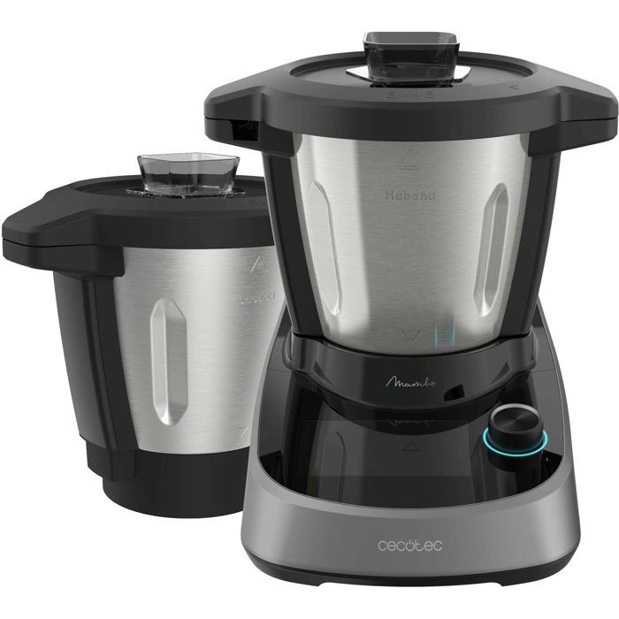 Robot da cucina - CECOTEC - Mambo Touch con ciotola Habana - 1600 W - 3,3 L - 37 funzioni - Grigio