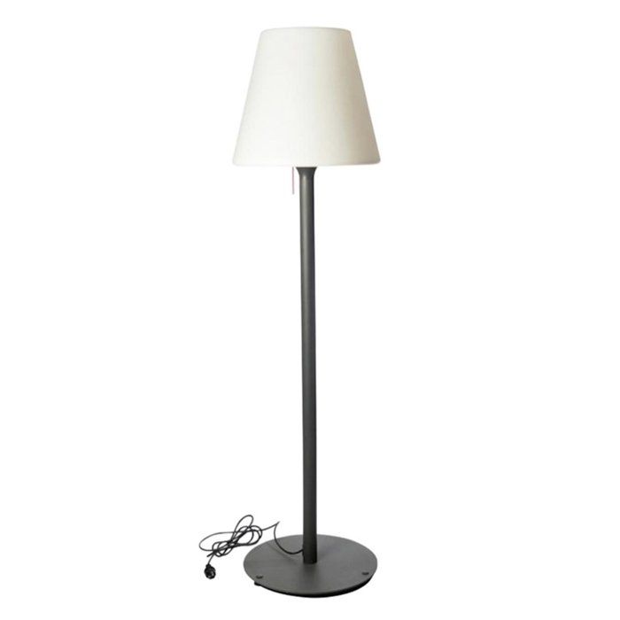 Lampada da terra per esterni - LUMISKY - STANDY W180 - Cablata - Attacco LED E27 - H180 cm - Base in metallo