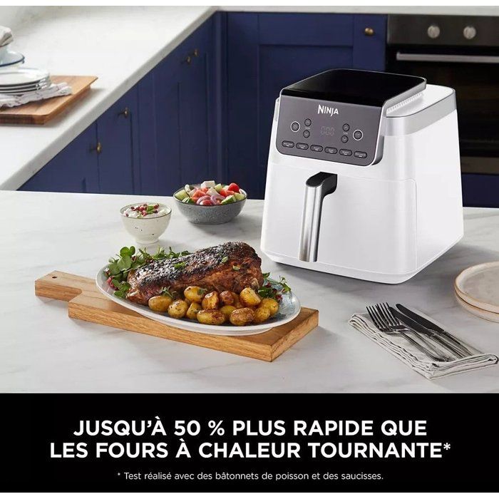 Friggitrice ad aria NINJA - Foodi Max AF180EU - Capacit� 6,2 l - 2000 W - Bianco