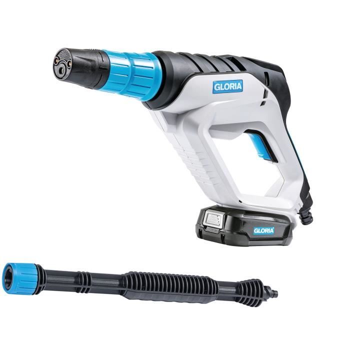GLORIA - MultiJet 18V - Idropulitrice mobile multifunzione (batteria 2 -5Ah e caricabatteria in dotazione)