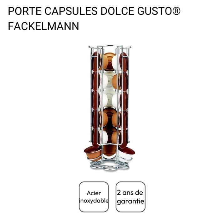 Set da caff� con porta capsule Dolce Gusto e montalatte - FACKELMANN
