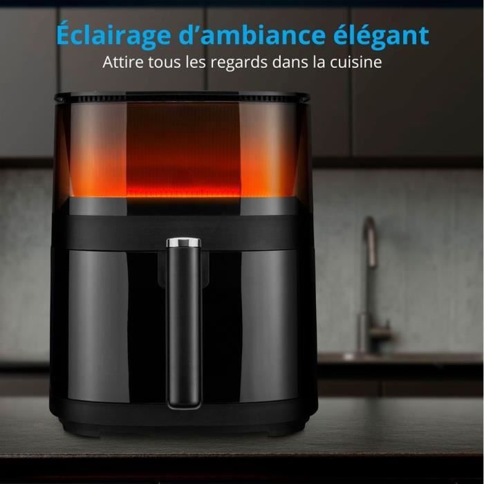 Friggitrice ad aria calda senza olio - MD 11780 - Temperatura fino a 230�C - 10 programmi - 5 L - 1500 Watt