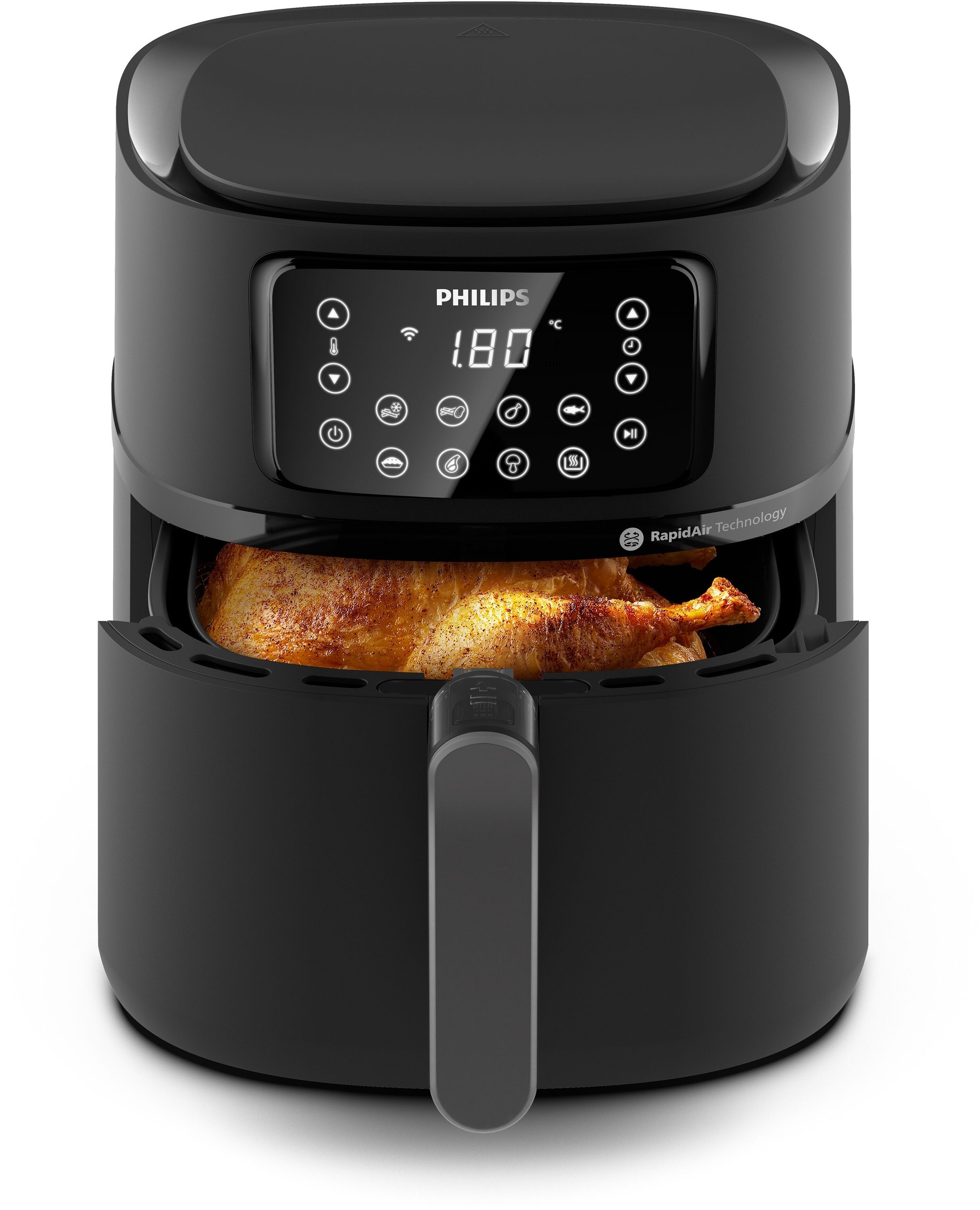 Friggitrice ad aria - PHILIPS - Serie 5000 - connessa - 16 funzioni di cottura - Formato XXL da 7,2 L/1,4 kg