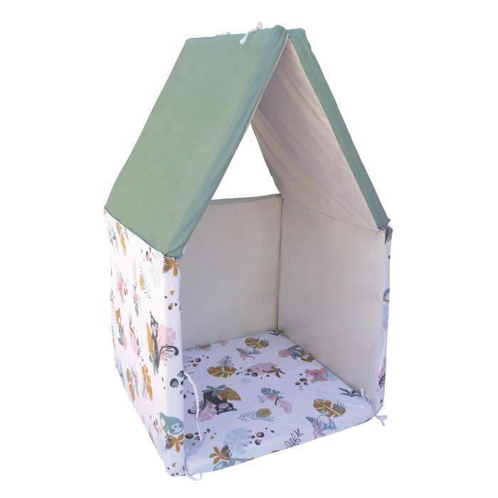 TINEO Maxi Tappeto Malin Jungle Buddies 5 in 1 - Evolutivo - Sfoderabile - 180x200 cm - Nuova collezione