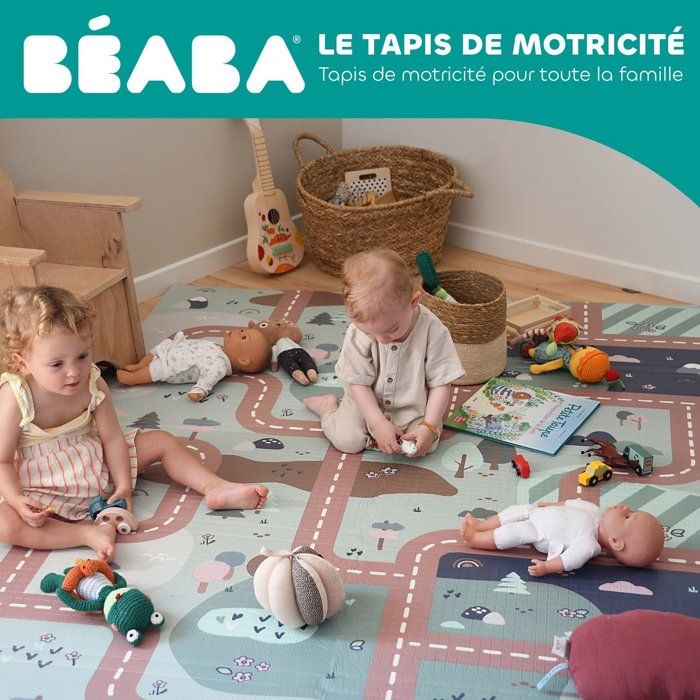 Tappetino per la motricit� XXL - BEABA - Play Life - Landform
