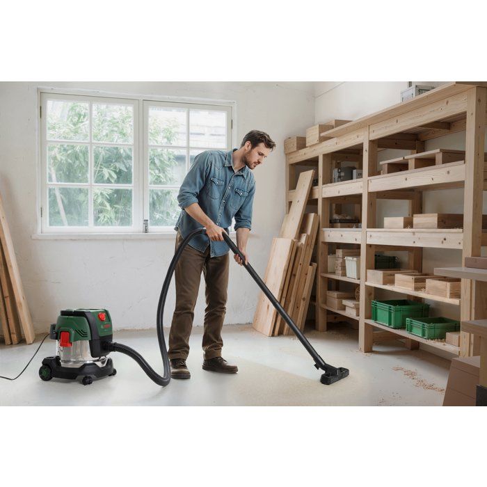Aspirapolvere universale BOSCH - PAS 15-220PRS - 1300W - 65 l/s - Serbatoio 15L - 220 mbar