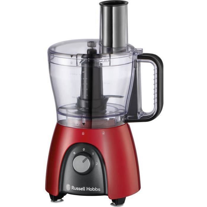 Robot da cucina - RUSSEL HOBBS - Desire Red - 600 W - 2 velocit� + impulso - Rosso