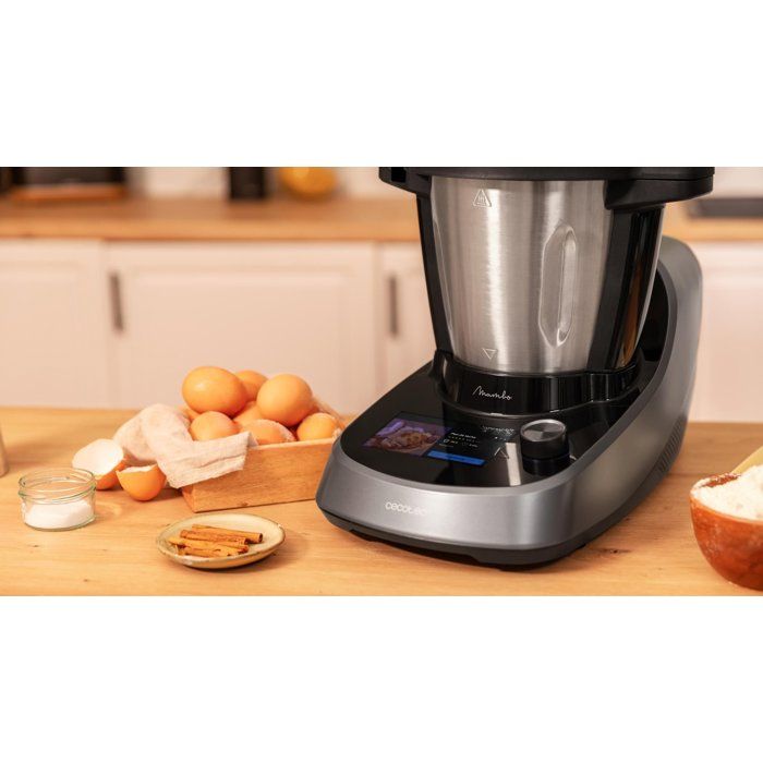 Robot da cucina - CECOTEC - Mambo Touch con ciotola Habana - 1600 W - 3,3 L - 37 funzioni - Grigio