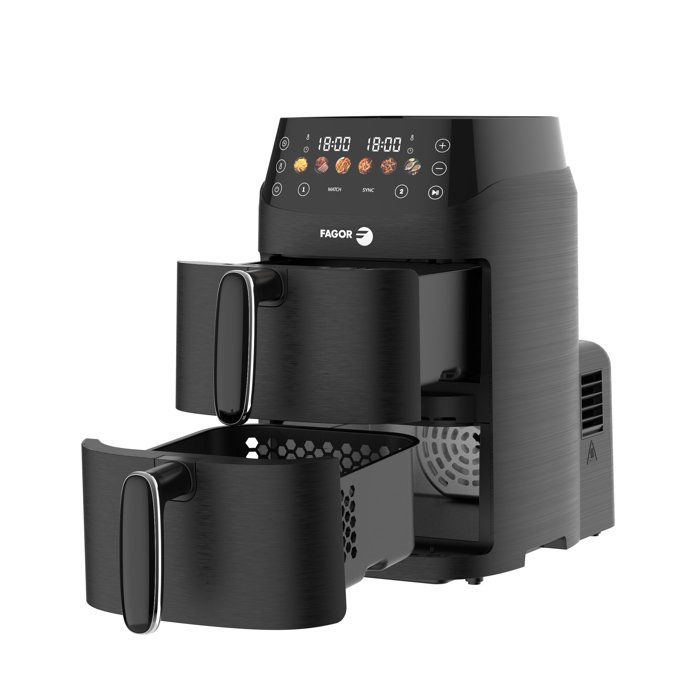 Friggitrice ad aria - FAGOR - FG3301 - Capacit� 5 litri - Doppio serbatoio da 2,5 litri - 6 programmi - 2000 W