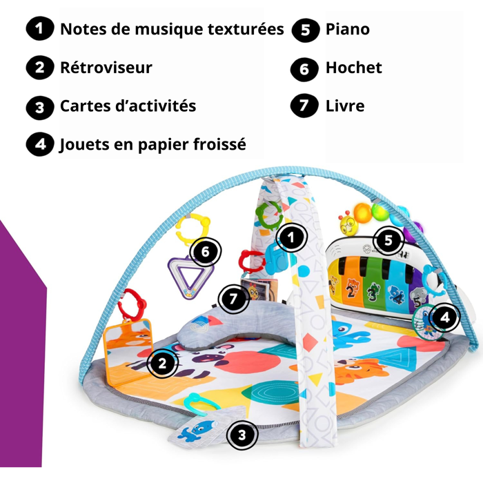 Baby Einstein - Tappetino da gioco - Musica e apprendimento