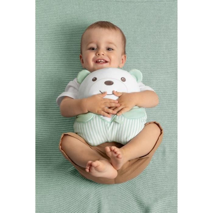 Orsetto di peluche morbido - CHICCO - Verde - Dalla nascita