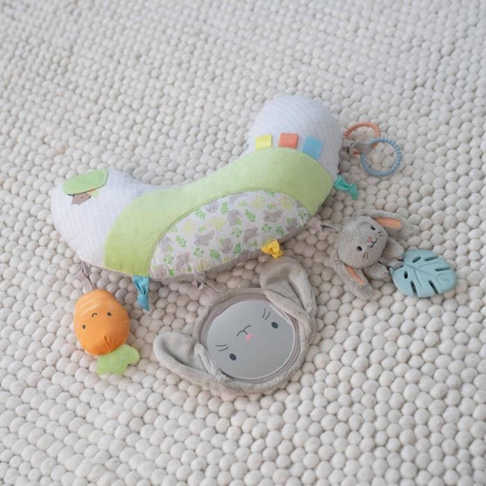 Tappetino da gioco per bambini INGENUITY Sylvi per il tempo a pancia in gi� con giocattoli multisensoriali
