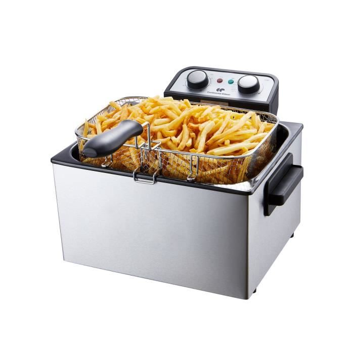 Friggitrice - CONTINENTAL EDISON - CEFR5IN3P - 5 L - 3 cestelli