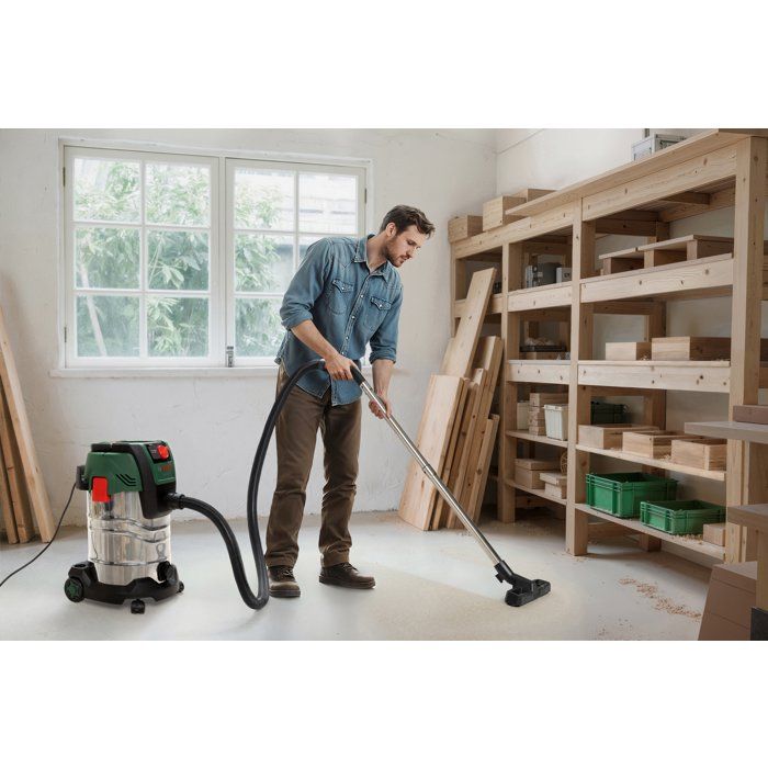 Aspirapolvere universale BOSCH - PAS 30-240PRS - 1300W - 67 l/s - Serbatoio 30L - 240 mbar
