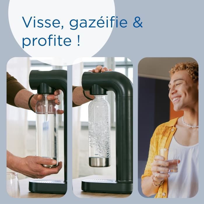 BRITA sodaONE macchina per acqua frizzante - nera