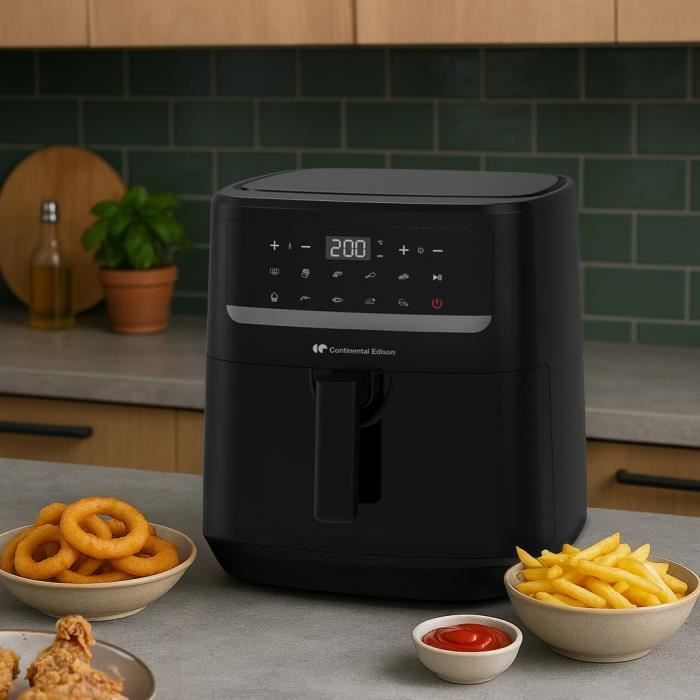 Friggitrice ad aria Continental Edison CEFR240092L - 1800W - 9,2L - Nero