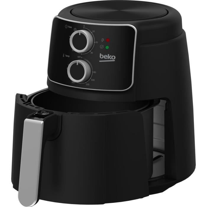 Friggitrice multifunzione senza olio - BEKO - FRL2242B - 1500 W - 3,9 L per 0,8 kg di patatine - Temporizzatore spegnimento circuito - Nero