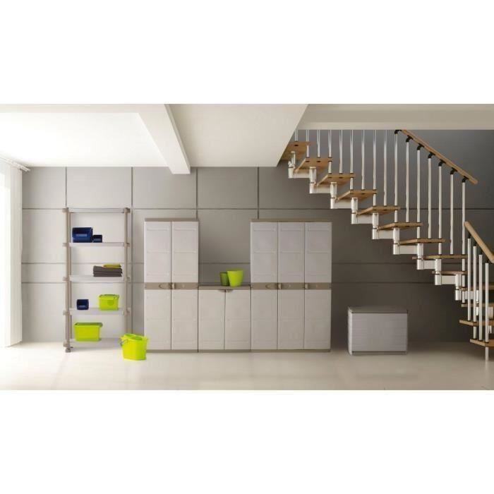 scatola di immagazzinaggio beige 190L
