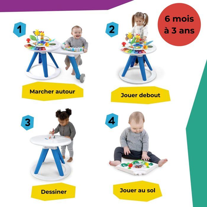 Baby Einstein - Tavolo attivit� / Girello per bambini - Around We Go