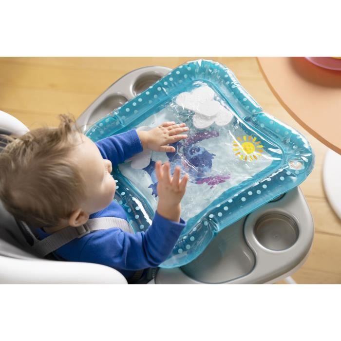 DISNEY BABY - STITCH - Tappetino ad acqua per neonati, gioco sensoriale ed educativo, gonfiabile, facile da pulire, pieghevole, dalla nascita