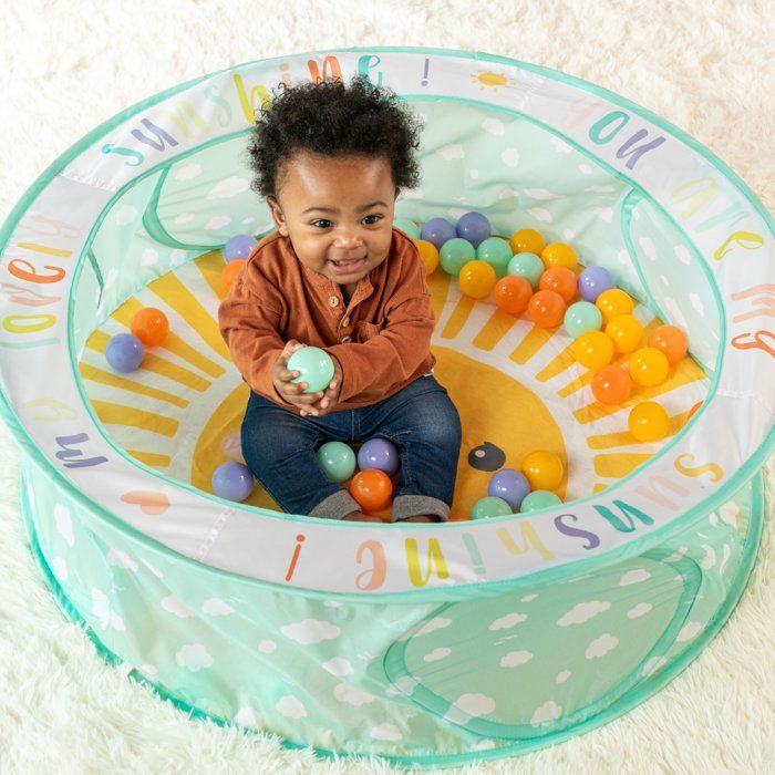 Piscina di palline - INFANTINO - POP UP - 50 palline + borsa portaoggetti