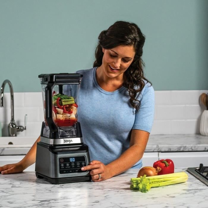 Robot multifunzione Ninja: robot da cucina, frullatore multiuso e personale - BN800EU 3 in 1 Auto-IQ