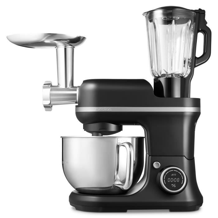Robot da cucina 3 in 1 - MEDION - MD18430 - 1200 W - 5 L - 8 velocit� - Funzione tritatutto - Nero