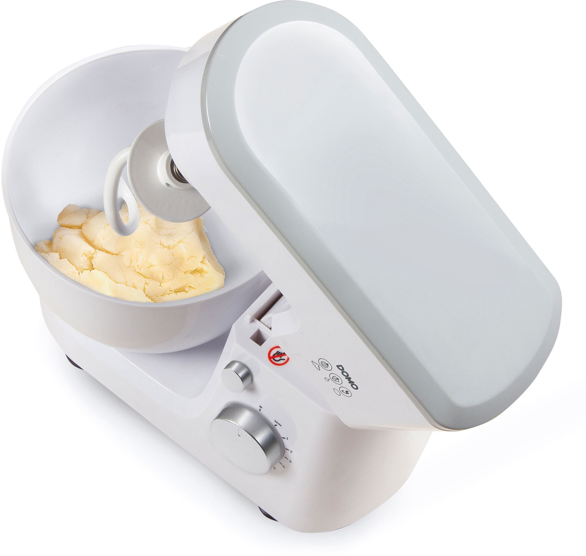 Impastatrice planetaria - DOMO - DO9241KR - 600 W - 6 velocit� - 4 L - Bianco