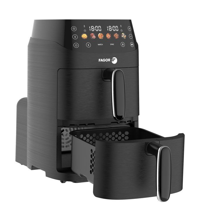 Friggitrice ad aria - FAGOR - FG3301 - Capacit� 5 litri - Doppio serbatoio da 2,5 litri - 6 programmi - 2000 W