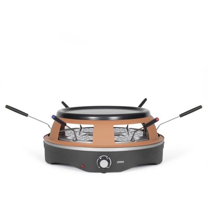 Forno per pizza - LIVOO - DOC304 - 1200W - 6 persone - �10 cm - Antiaderente