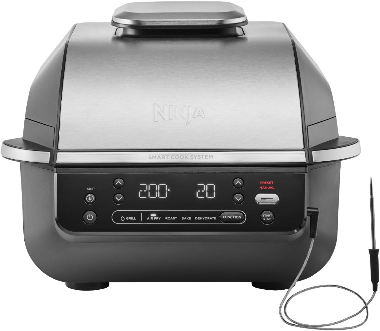 NINJA Grill - EG351EU - Capacit� 5,7L - 5 Programmi di Cottura - Termometro - 1760W